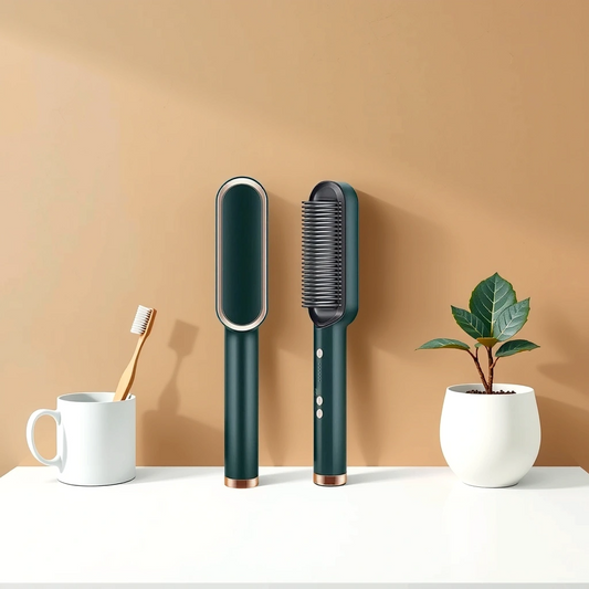 Professional Electric Hair Straightener Comb Brush